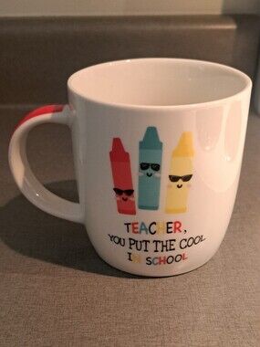 Casa Moderna “Teacher, You Put the Cool in School” Mug Like New